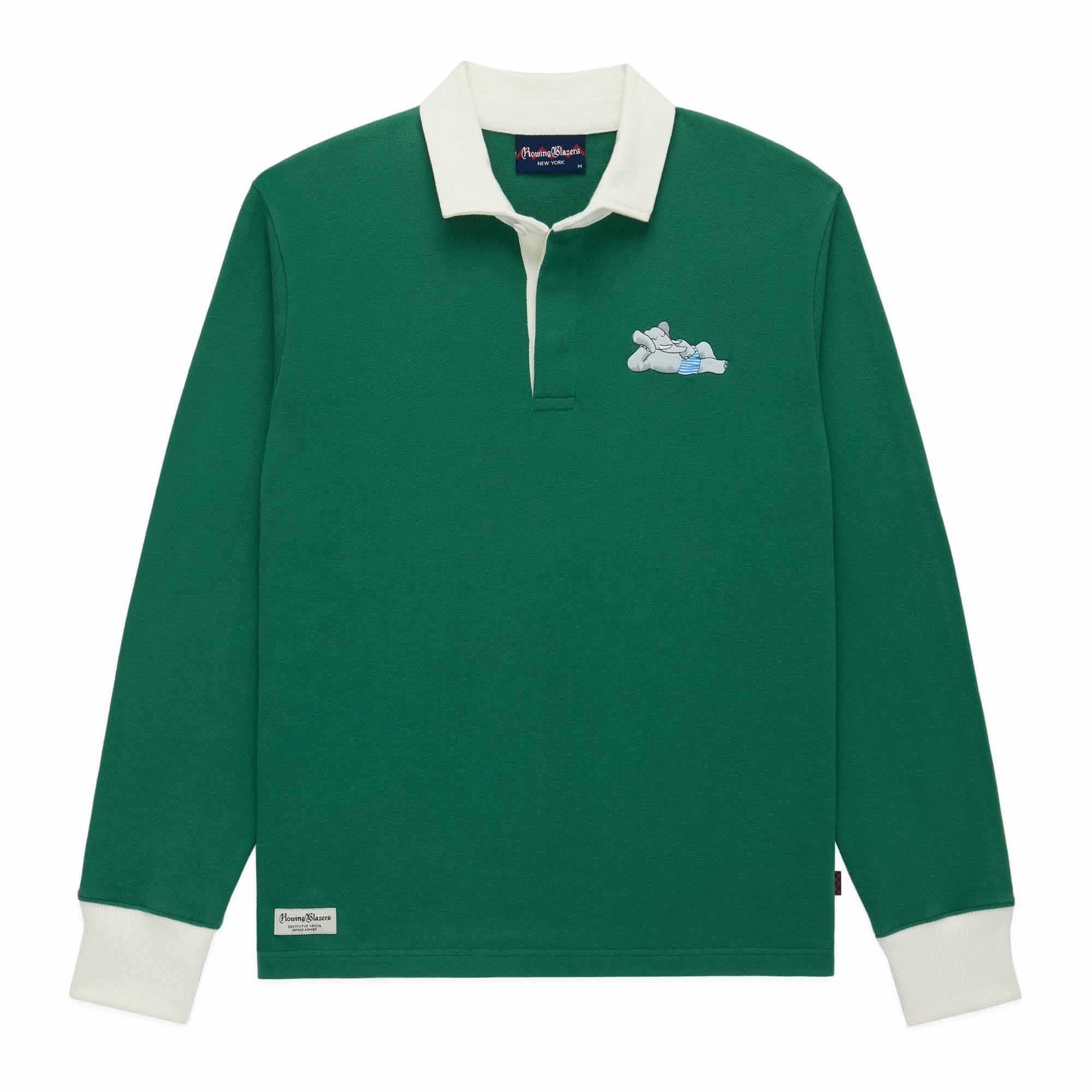 Men's Babar Cotton Rugby Green